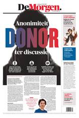 DeMorgen voorpagina