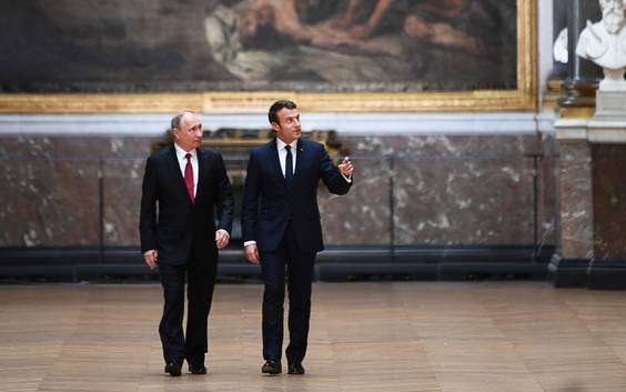 Na hun ontmoeting: Macron wil met Poetin samenwerken in Syrië