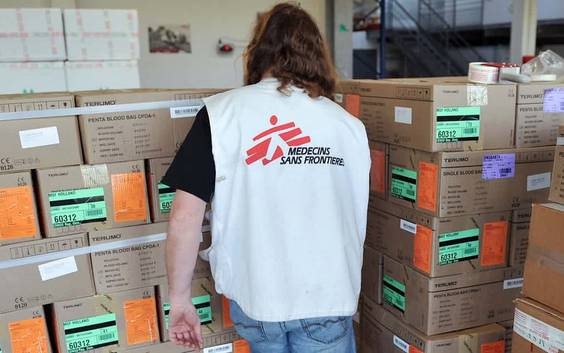 Hulpverleners in Afrika 