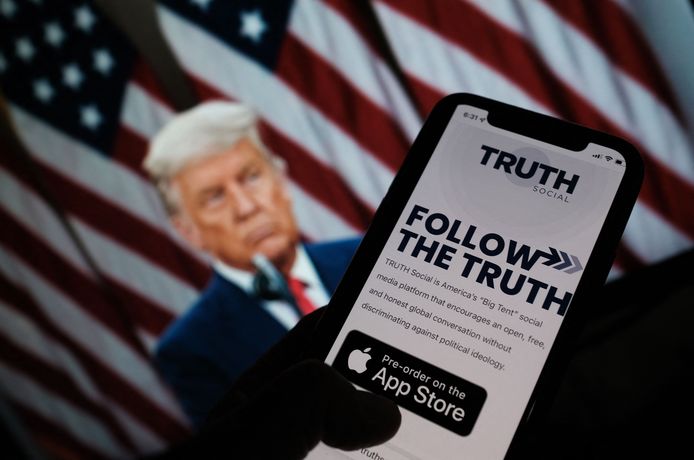 Truth Social is de naam van het nieuwe sociale netwerk van Donald Trump.