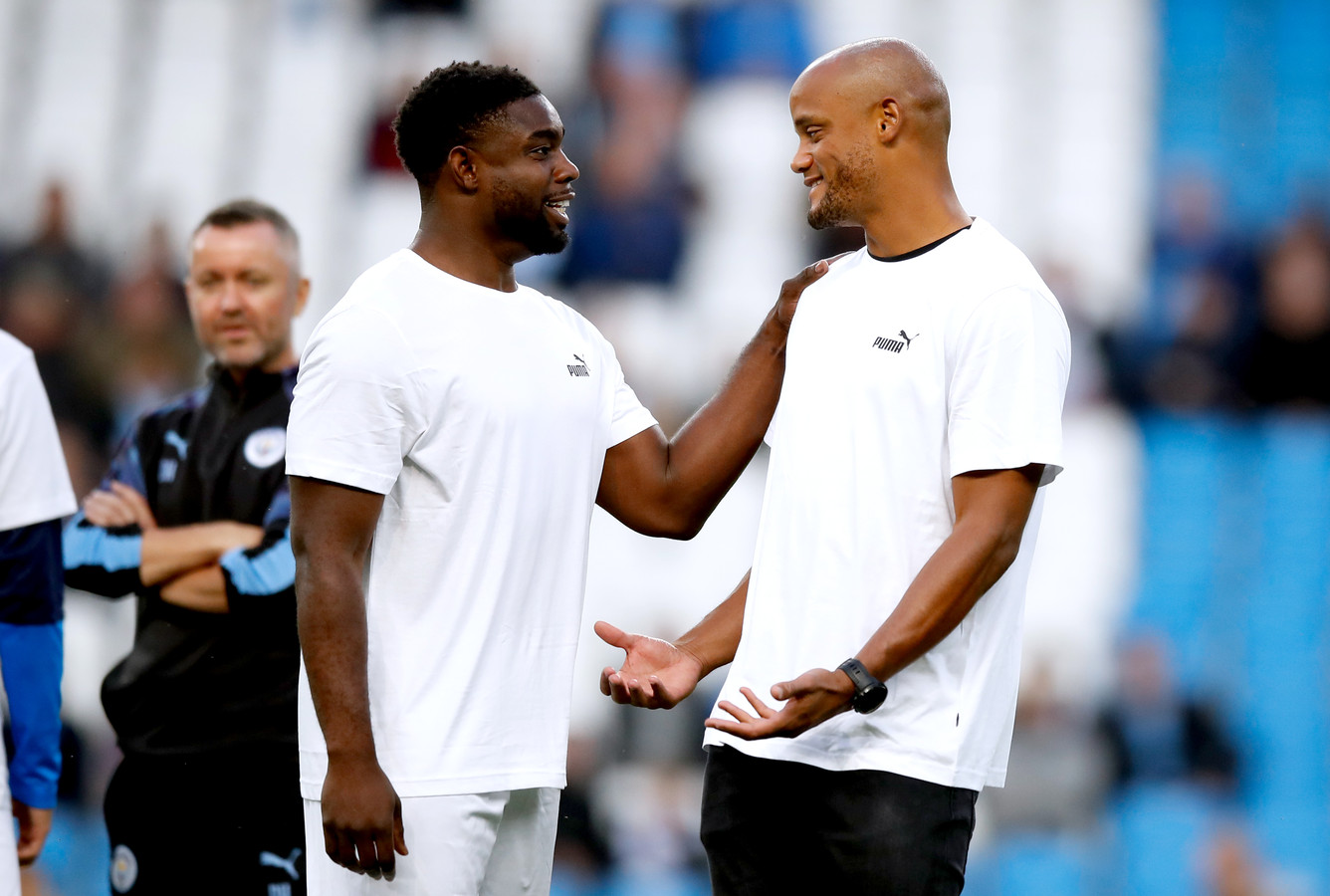 Micah Richards en Kompany.