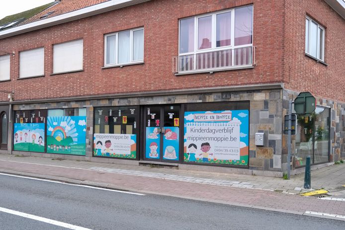 Het kinderdagverblijf van Mippie en Moppie in Hofstade werd in november tijdelijk gesloten.