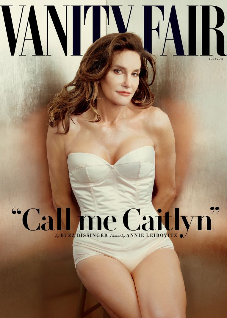 Voormalig olympisch atleet Bruce Jenner dropte in juni een bommetje door op de cover van Vanity Fair te poseren als Caitlyn. Beeld AP