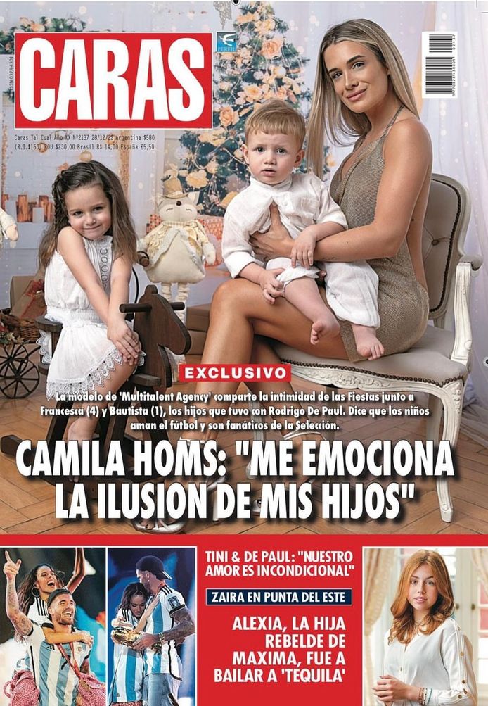 Caras magazine with Princess Alexia on the cover.