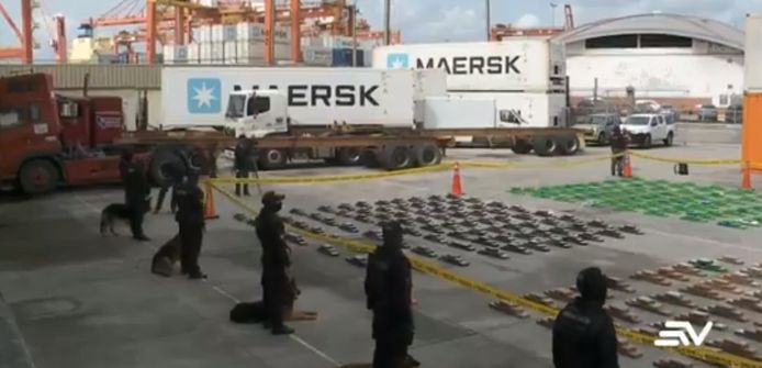 In de haven van Guayaquil, in Ecuador, zijn 3.244 blokken cocaïne ontdekt die verstopt waren in containers met België als bestemming.