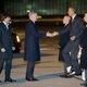 Koning Filip en premier Di Rupo verwelkomen Obama