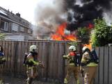 Brand in Waalwijkse schuur grijpt snel om zich heen