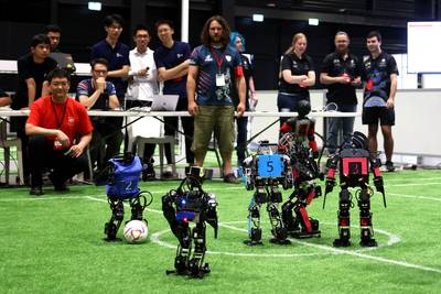 Nederlands team wint voor vierde keer op rij WK voetbal voor robots