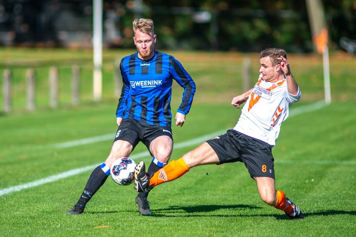 Orderbos zegeviert in verhitte Apeldoornse derby Amateurvoetbal