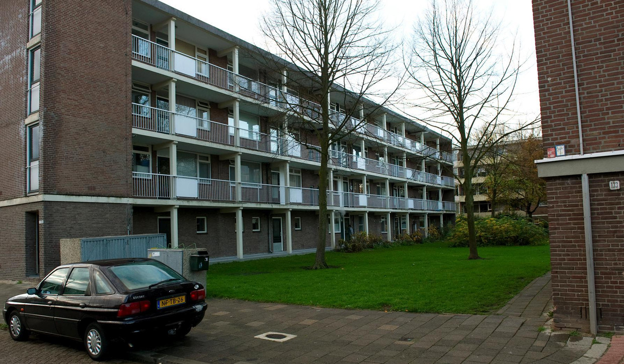 Huurwoningen in Gouda. Beleggers zijn actief op deze markt.  Beeld ANP