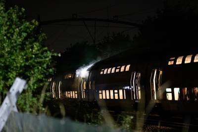 Brandend T-shirt leidt tot grote schade in treinstel, ‘het was me het ritje wel’