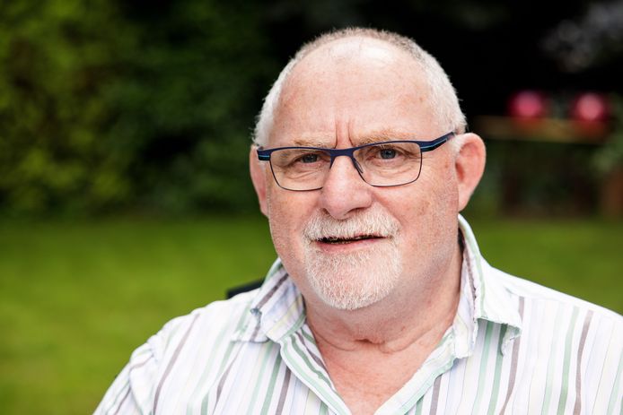 Jan de Rooij, oud-judoka, zit door een herseninfarct nu in een rolstoel.