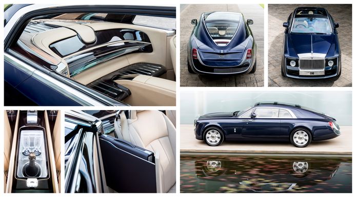 Rolls-Royce Sweptail worth 13.5 million euros.