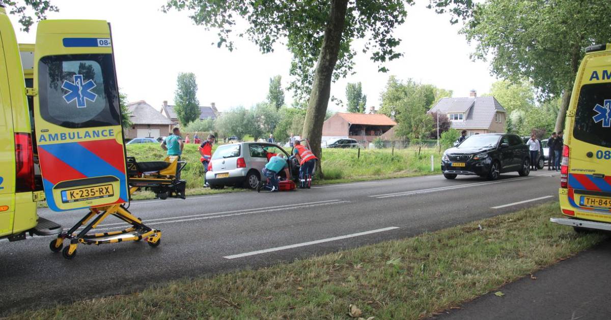 Gewonde met spoed naar ziekenhuis na ernstig ongeluk in Druten.