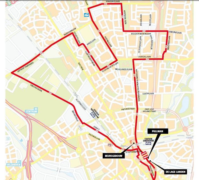 Aanpassing parcours Marathon Eindhoven Overig ed.nl