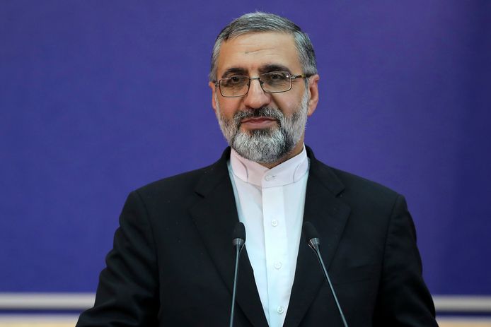 De Iraanse gerechtelijke woordvoerder Gholamhossein Esmaili.