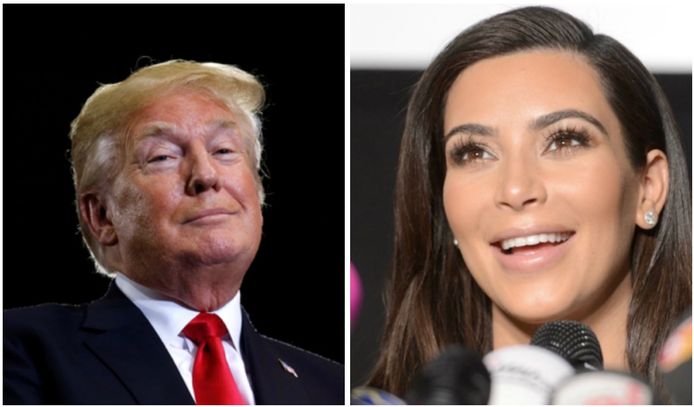 Kim Kardashian mag Donald Trump komen overtuigen van haar doel.