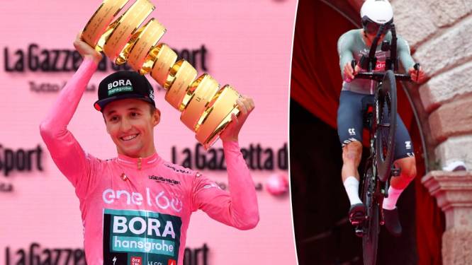 Hindley geeft Giro-eindzege niet meer uit handen in slottijdrit, showman Van der Poel stuit op kanontijd Sobrero