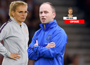 Sarina Wiegman en Mark Parsons.