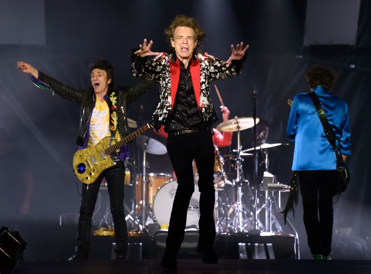 The Rolling Stones willen niet dat president Trump een van hun nummers nog langer gebruikt. Beeld AFP
