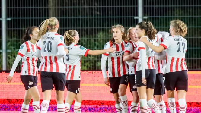 Op een avond zonder zorgen tankt PSV Vrouwen vertrouwen