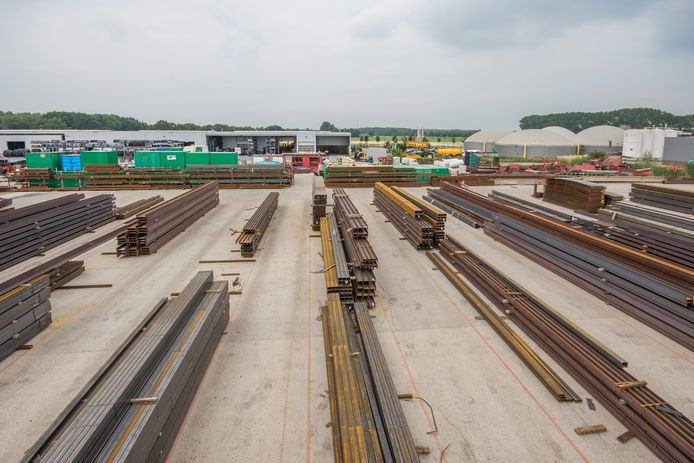 Het industrieterrein Mierbeek in Esbeek.