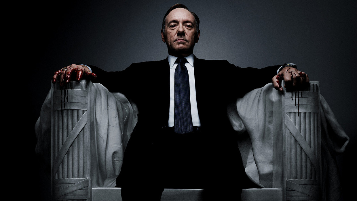 Kevin Spacey als Frank Underwood in House of Cards Beeld Netflix