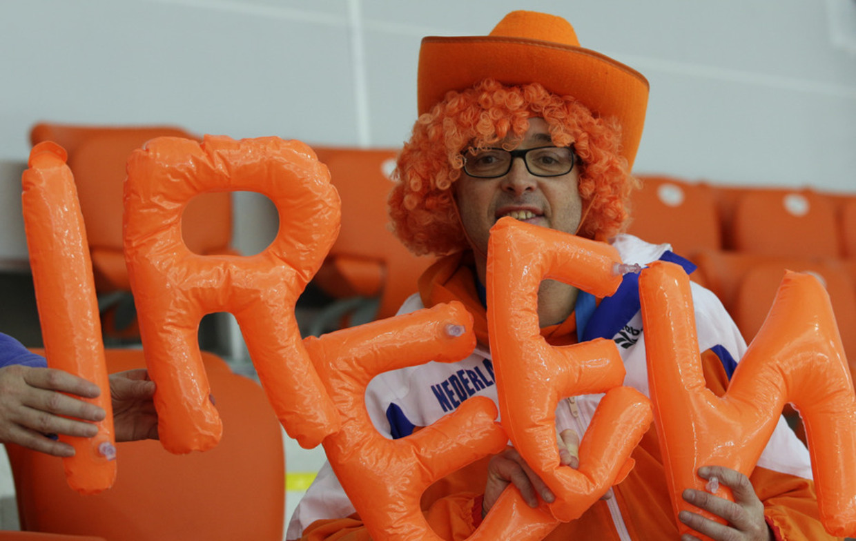 Een fan van Ireen Wüst Beeld ap