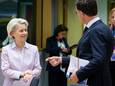 Von der Leyen en Rutte.