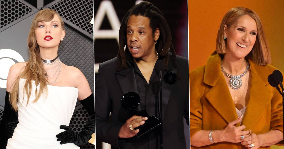 Taylor Swift fa la storia, Jay-Z arrabbiato e il ritorno di Celine Dion: questi erano i Grammy Awards |  musica