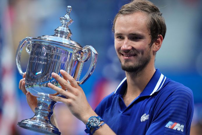 Daniil Medvedev, winnaar van de US Open 2021.