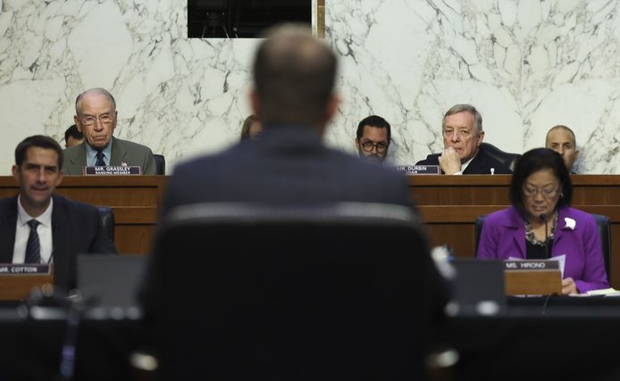 Peiter Zatko during the hearing.