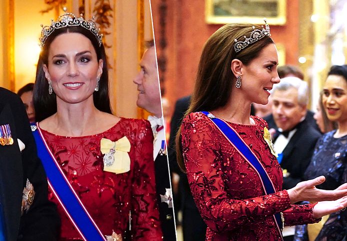 Kate Middleton ging met alle aandacht lopen tijdens het