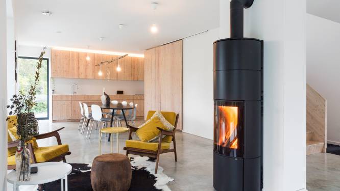 Dankzij hun houtkachel zijn Nick en Catheline energieonafhankelijk