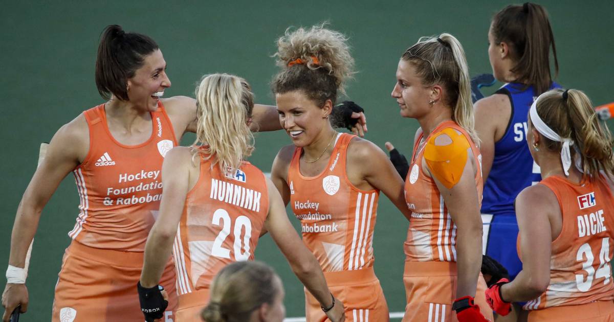 Hockeyspelers lijken klaar voor wedstrijd België na massale overwinning op Schotland |  andere sporten