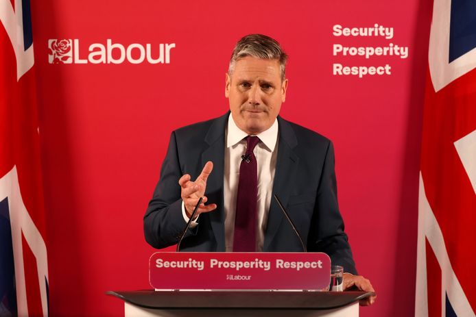 Keir Starmer, partijleider van Labour