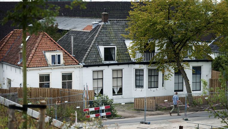 Exterieur van het huis van de Romafamilie Nicolich in Utrecht, september 2010. © ANP Beeld 