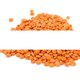Rode linzen hummus met volkoren pitachips