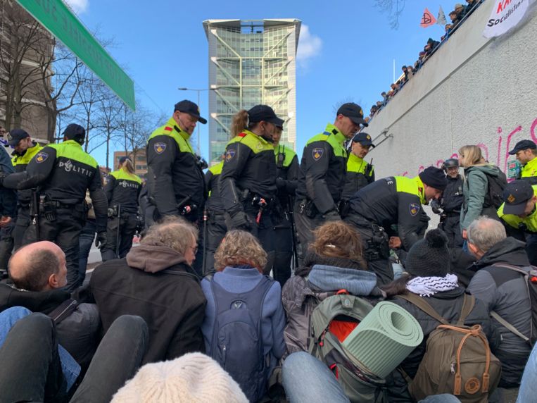 Libelle’s Marleen ging demonstreren met Extinction Rebellion: “Opeens hoor ik: versnellen, tempo, nú!” Beeld Privé beeld Marleen