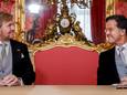 Koning Willem-Alexander en premier Mark Rutte.