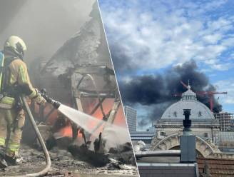 Brand tijdens bouw nieuw OXY-project in Brussel: geen gewonden