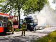 De brandweerlieden wisten het vuur onder controle te krijgen.