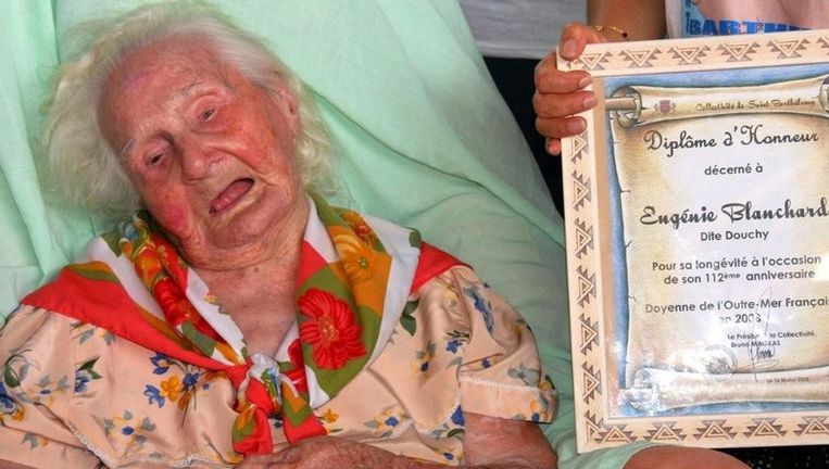 franse eugenie blanchard 114 oudste mens ter wereld de morgen