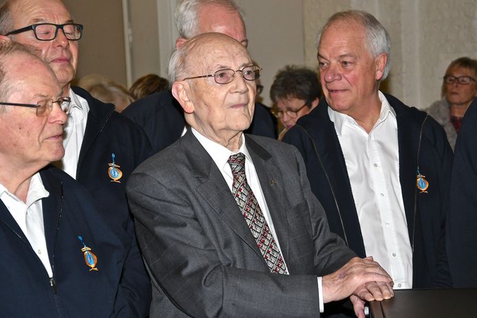 60-jarig bestaan Banjo-Orkest - oprichter Alfons Bouckaert (95)