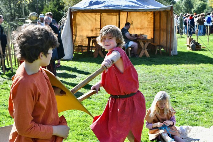 Het Gallo-Romeins Weekend is een tweejaarlijks evenement, met workshops voor kinderen