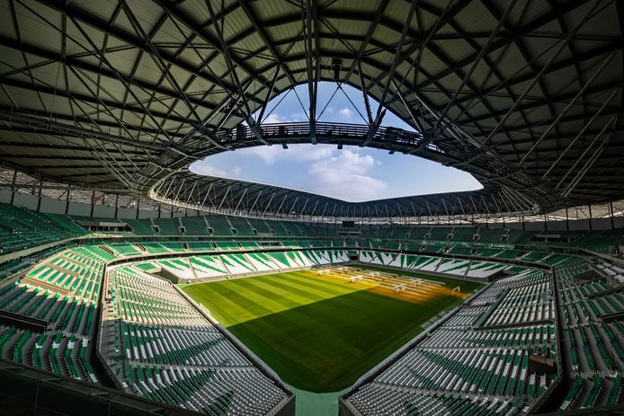 Het Education City Stadium in Doha, waar de finale van het WK voor clubs gespeeld wordt.