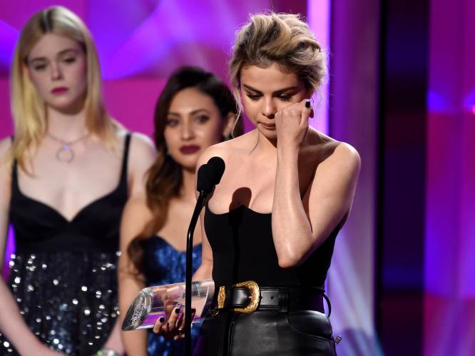 Daarom barstte Selena Gomez in tranen uit op awardshow