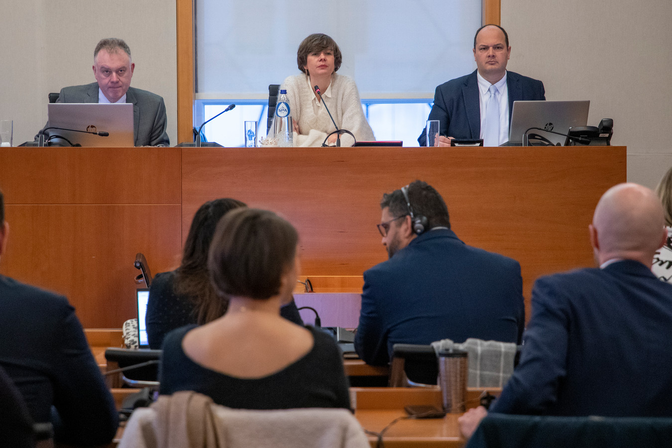 La commission spéciale du parlement bruxellois sur les "Uber Files".