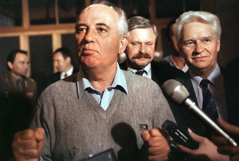 Советский президент Михаил Горбачев (1991) Beeld AFP