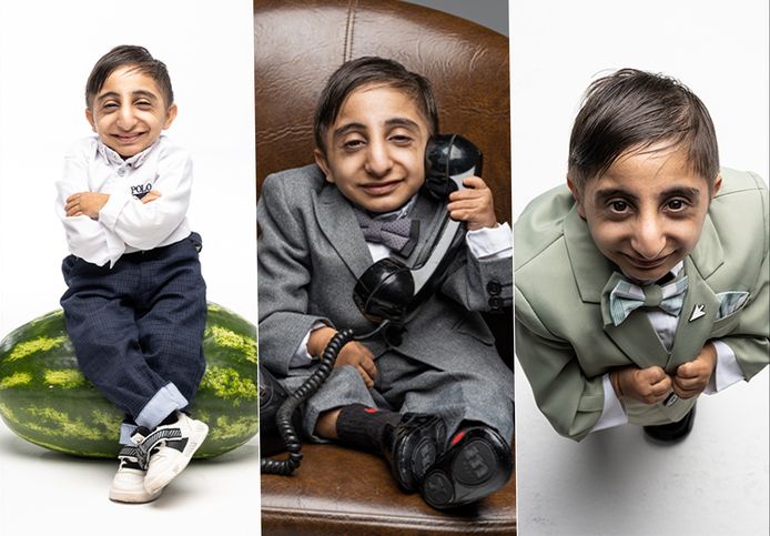 Afshin Esmaeil Ghaderzadeh is de kleinste man ter wereld.